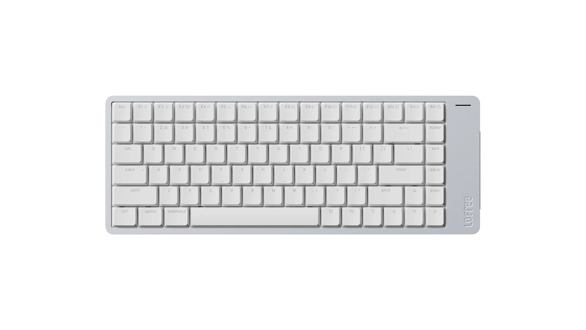 Lofree Flow84 2 Silver — вид сверху
