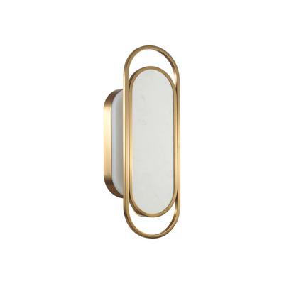 7066/12WL L-VISION ODL25 215 Настенный светильник бронзовый/металл/искусств.мрамор IP20 LED 12W 3000K 220V MILANO