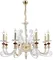 Подвесная люстра CATARINA CATARINA SP8 V2 GOLD/TRANSPARENT-COGNAC Crystal Lux