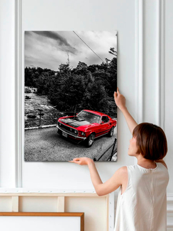 Картина "Ford Mustang", галерейная 50х70см 1шт.