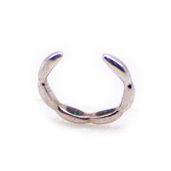 Серьга кафф б/к из серебра 925°