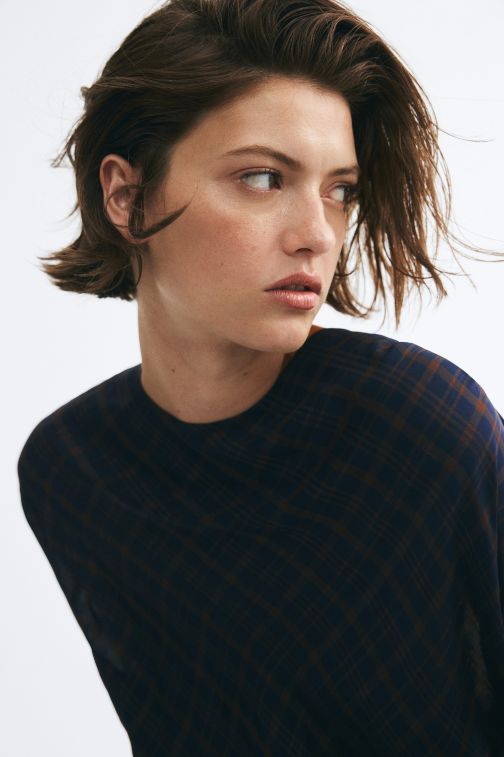 Платье с драпировкой из смеси вискозы - H&M