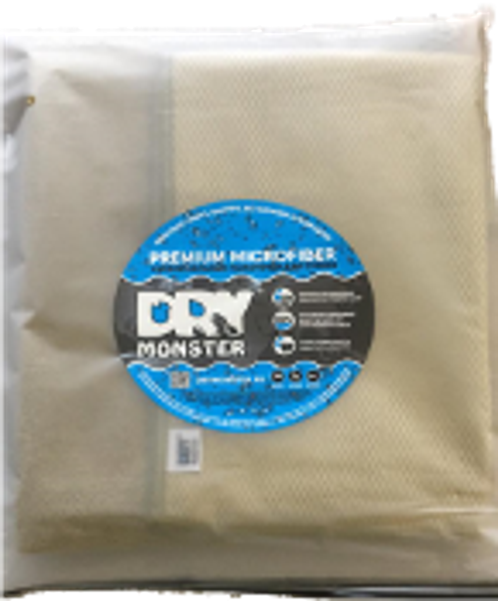 DRY MONSTER CARWASH &HOME Комплект микрофибр 3в1 (коралловый )
