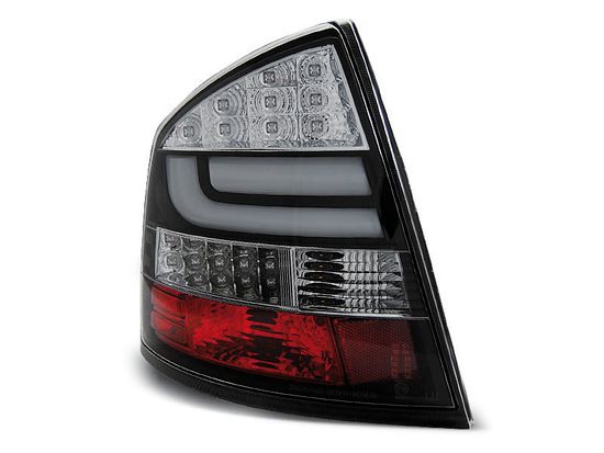 Задние фонари Skoda Octavia 2 black led bar