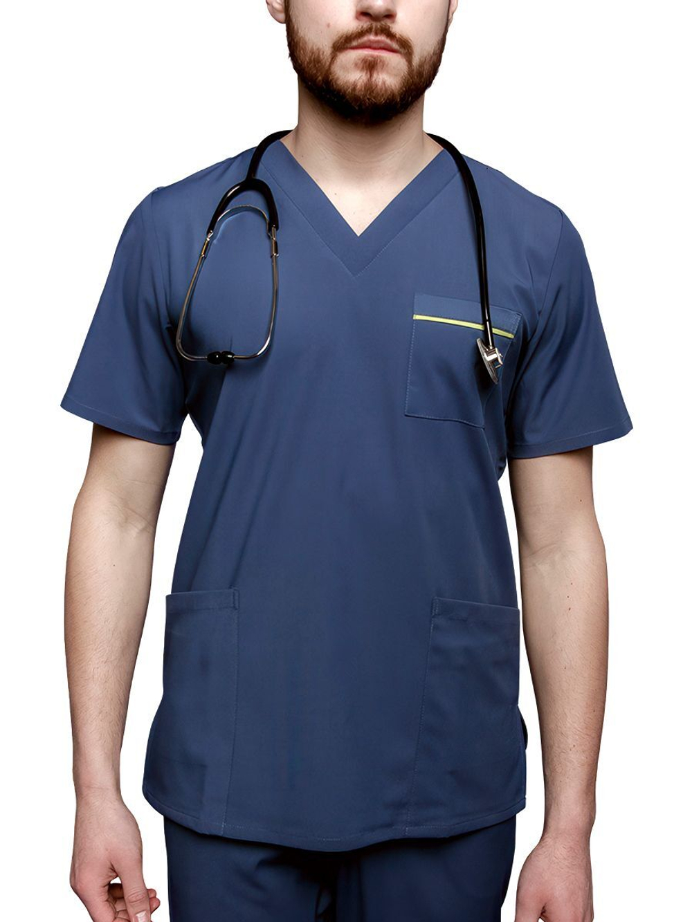 Туника медицинская мужская Pulse 245 Vermont, R150 белый, 4XL