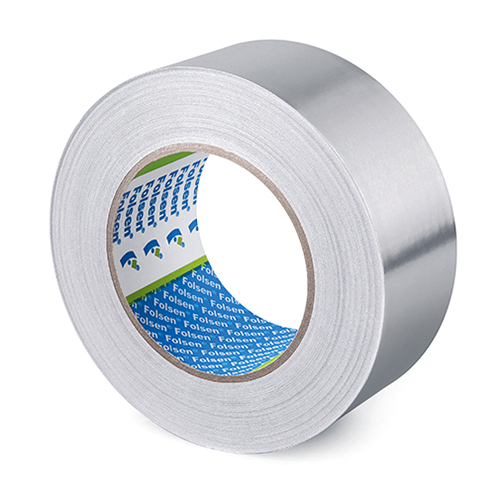 Алюминиевая клейкая лента Folsen® 074504, 76мкм, 150°С, с лайнером