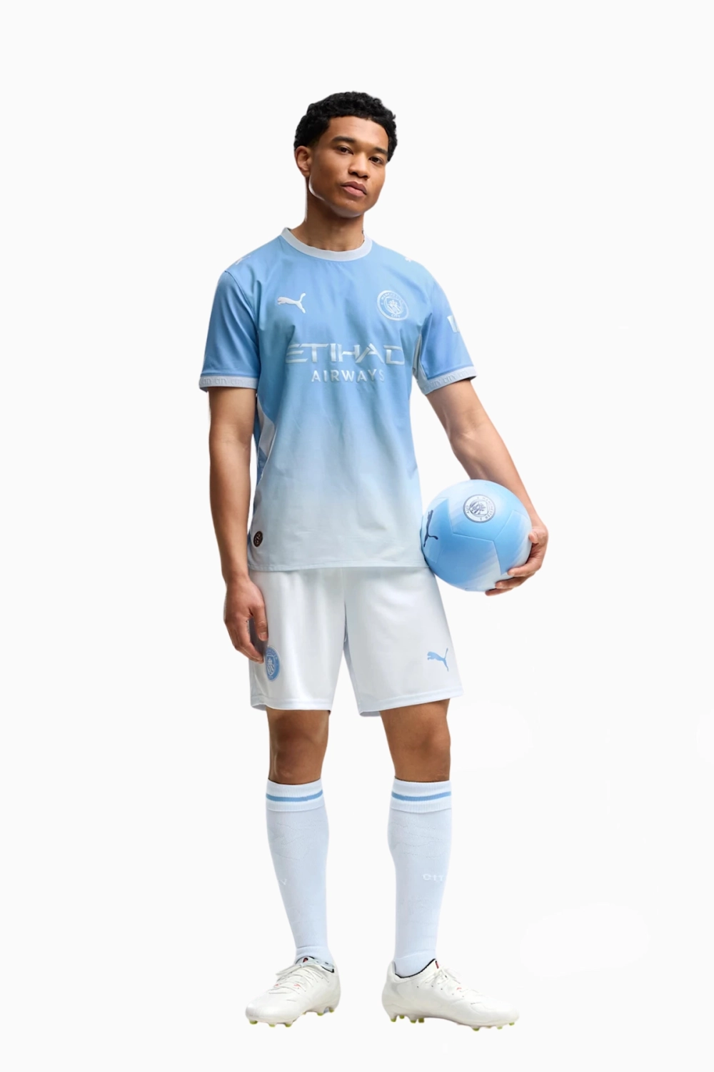 Футболка Puma Manchester City 26/27 Home Authentic - голубой
