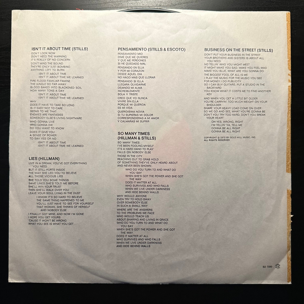 Stephen Stills, Manassas - Down The Road (США 1977г.)