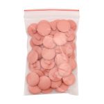 Пуговицы на ножке 28L=18 мм, пластик (Peach (персиковый)), NE68, 48 шт