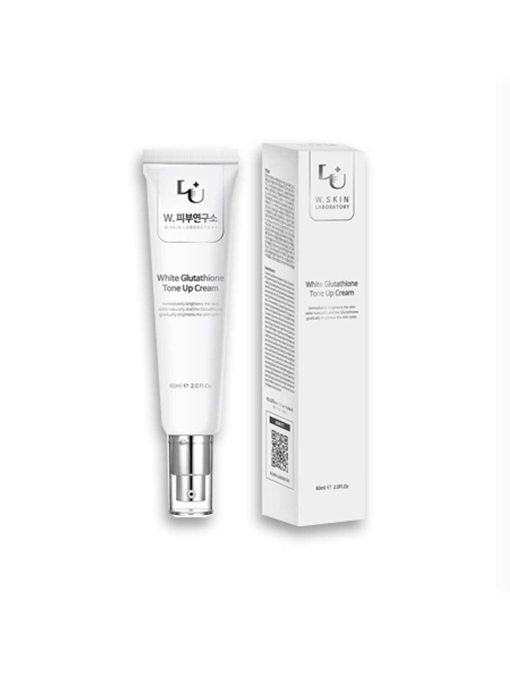 Крем для лица с глутатионом W.Skin WHITE GLUTATHIONE TONE UP CREAM, 60мл