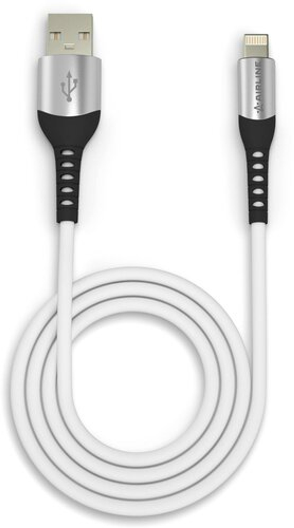 Кабель USB - Lightning (Iphone/IPad) 1м, белый Soft-Touch AIRLINE ACH-C-43