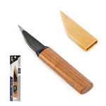 ХИТ! Нож японский ремесленный Takagi Kiridashi для маркировки и резьбы по дереву, длина лезвия 60 мм, толщина 2.5 мм рукоятка из сакуры 1061030