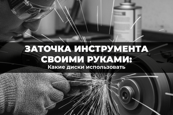 Заточка инструмента своими руками: какие диски использовать