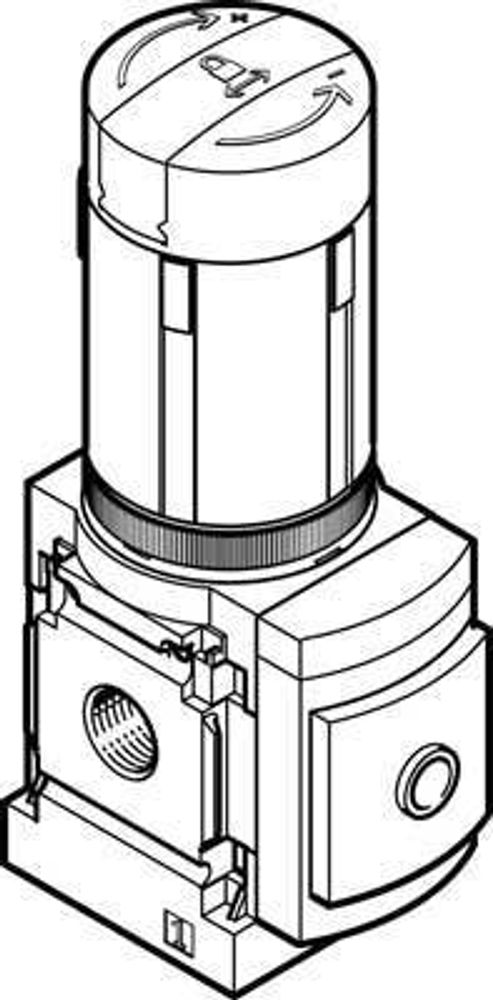 MS6-LRB-1/2-D7-A4-AS Регулятор давления MS6-LRB-1/2-D7-A4-AS Регулятор давления