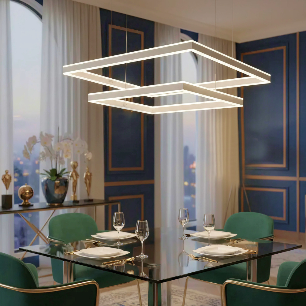 Citilux Дуэт CL719K210 LED Люстра подвесная с пультом Белая