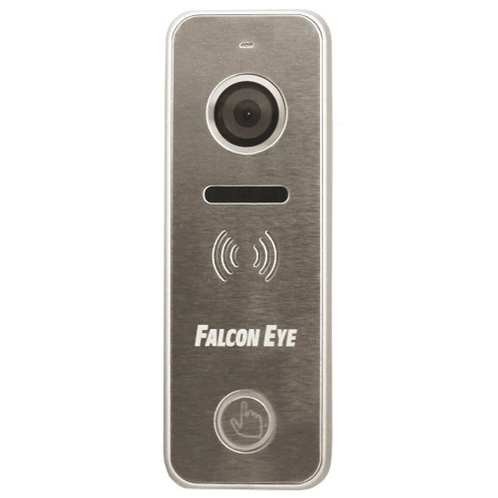 Вызывная видеопанель Falcone-EYE iPanel 3 (серебро) 4-х проводная, антивандал., 12В