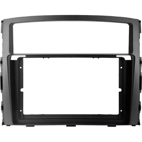 Комплект рамки с разъёмами 9"+can Mitsubishi Pajero 4 2006-2011 Rockford без штатной навигации [A]
