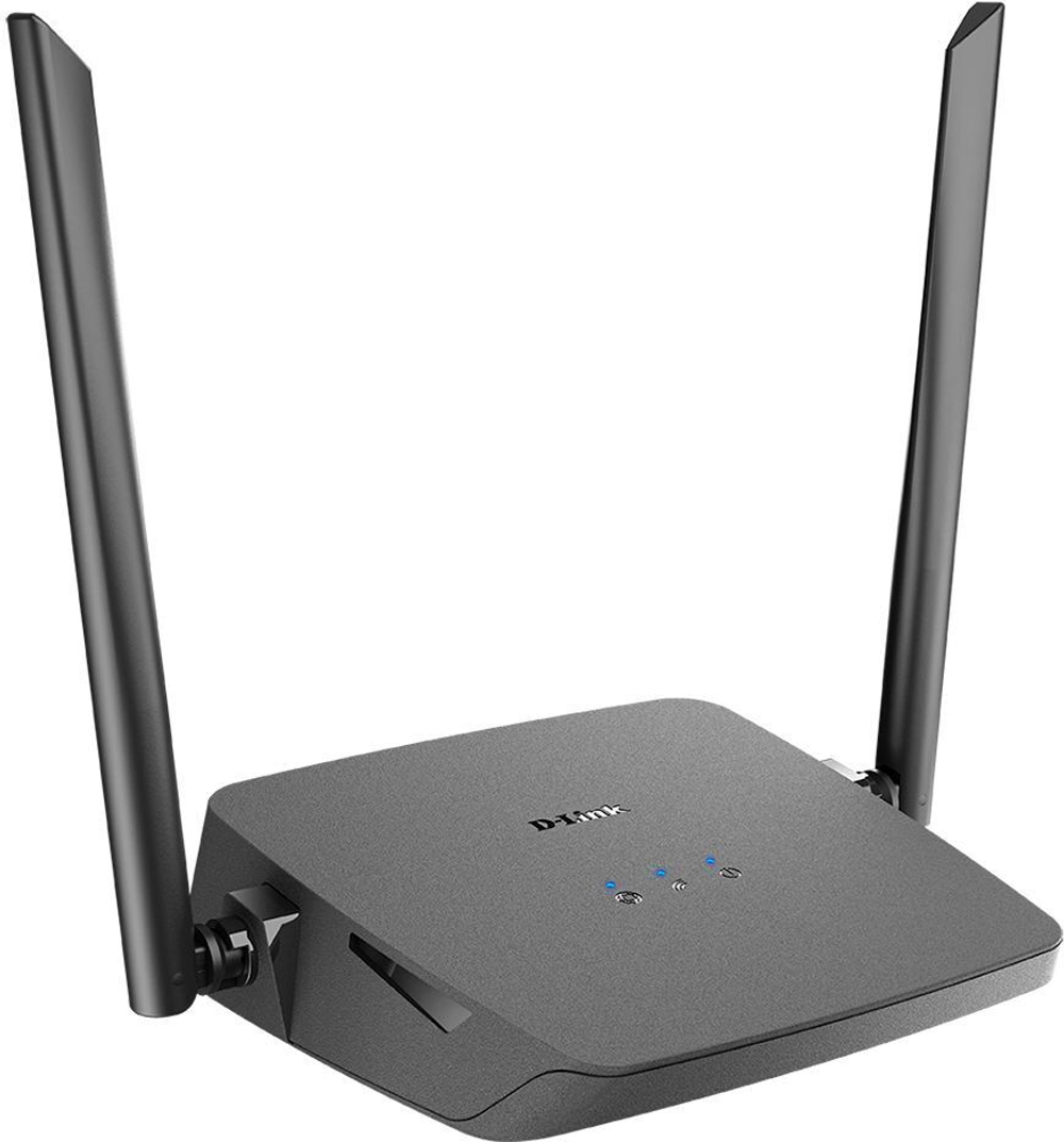 Маршрутизатор беспроводной (роутер) D-Link DIR-615/Z1A черный, однодиапазонный 2.4 ГГц, внешние, нес