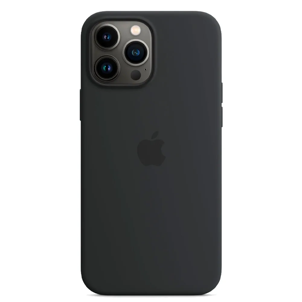 Силиконовый чехол с поддержкой MagSafe Apple Silicone Case для iPhone 13 Pro, Midnight (Темная ночь)
