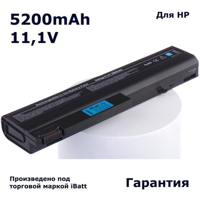 Аккумулятор iBatt 5200mAh для ноутбука HP 486296-001, HSTNN-IB69, TD06