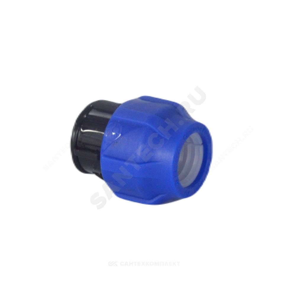 Заглушка компрессионная ПЭ Дн 40 Ру16 VALFEX 121001123040