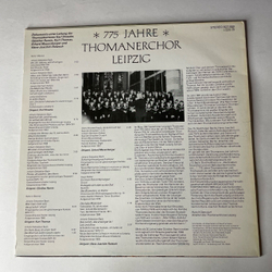 Винтажная виниловая пластинка LP Thomanerchor Томанерхор Хор Мальчиков, 775 Jahre Thomanerchor Leipzig (ГДР 1987)