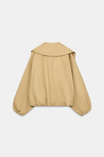 КОРОТКАЯ КУРТКА С ПРЯЖКОЙ — ZW COLLECTION — ZARA