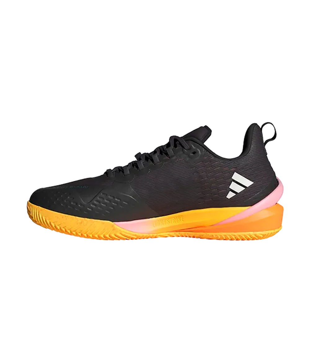 Adidas Adizero Cybersonic M Clay Черные-Оранжевые кроссовки