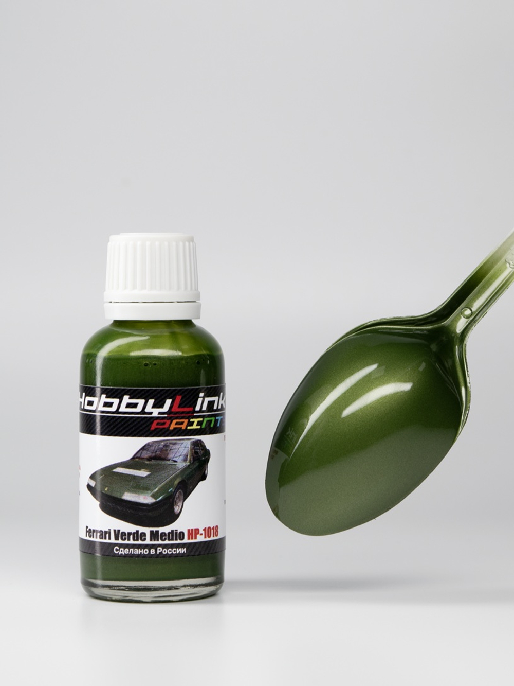 Краска лаковая HobbyLink Ferrari Verde Medio HP-1018