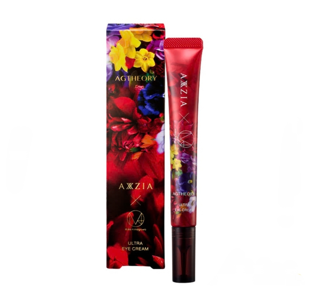 Лимитированная версия ! AXXZIA×M / mika ninagawa! AXXZIA AGTHEORY ULTRA EYE CREAM Пептидный омолаживающий крем для кожи вокруг глаз, 15 г