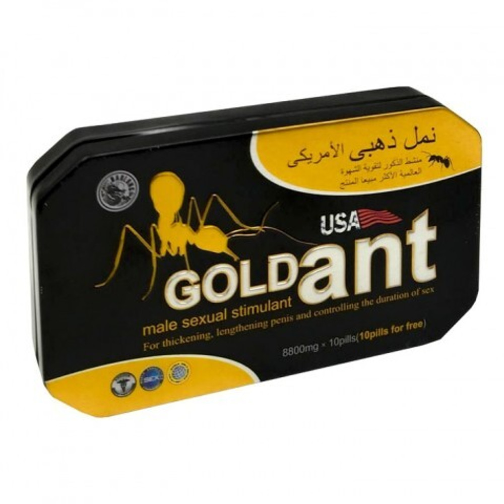 Мужской возбудитель Gold ant (с витамином 10 таблеток + 10 витаминок)