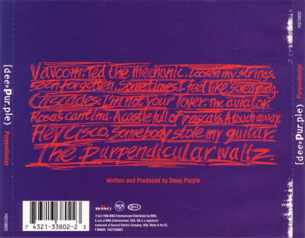 Deep Purple — Purpendicular (CD)