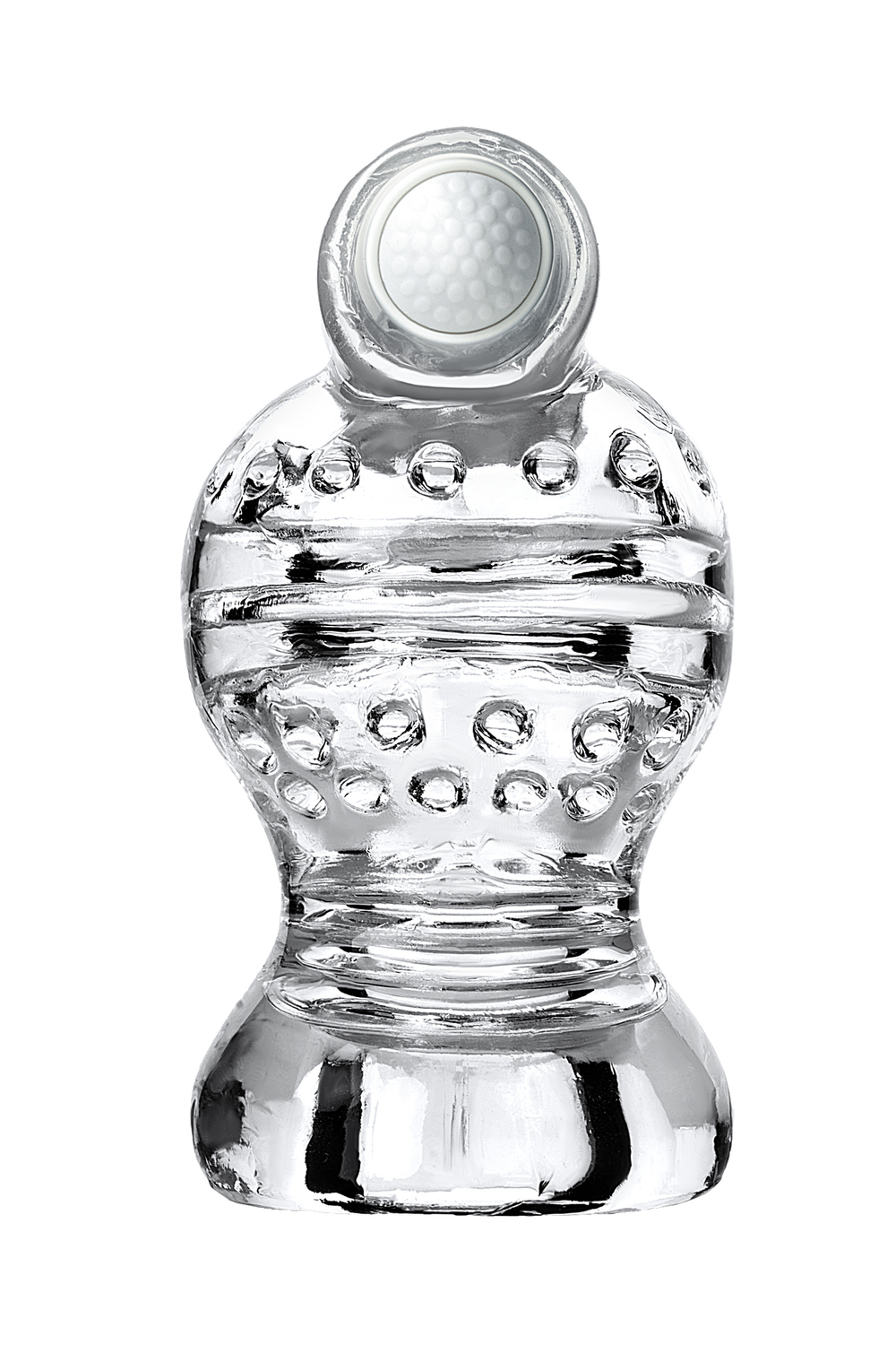 Мастурбатор нереалистичный Lingam by TOYFA Shakti, TPE, прозрачный, 9 см