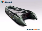 Лодка надувная моторная solar-430 super jet tunnel