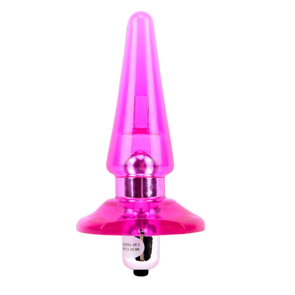Анальная втулка с вибрацией NICOLE'S Vibra Plug, розовый (Цвет: розовый)