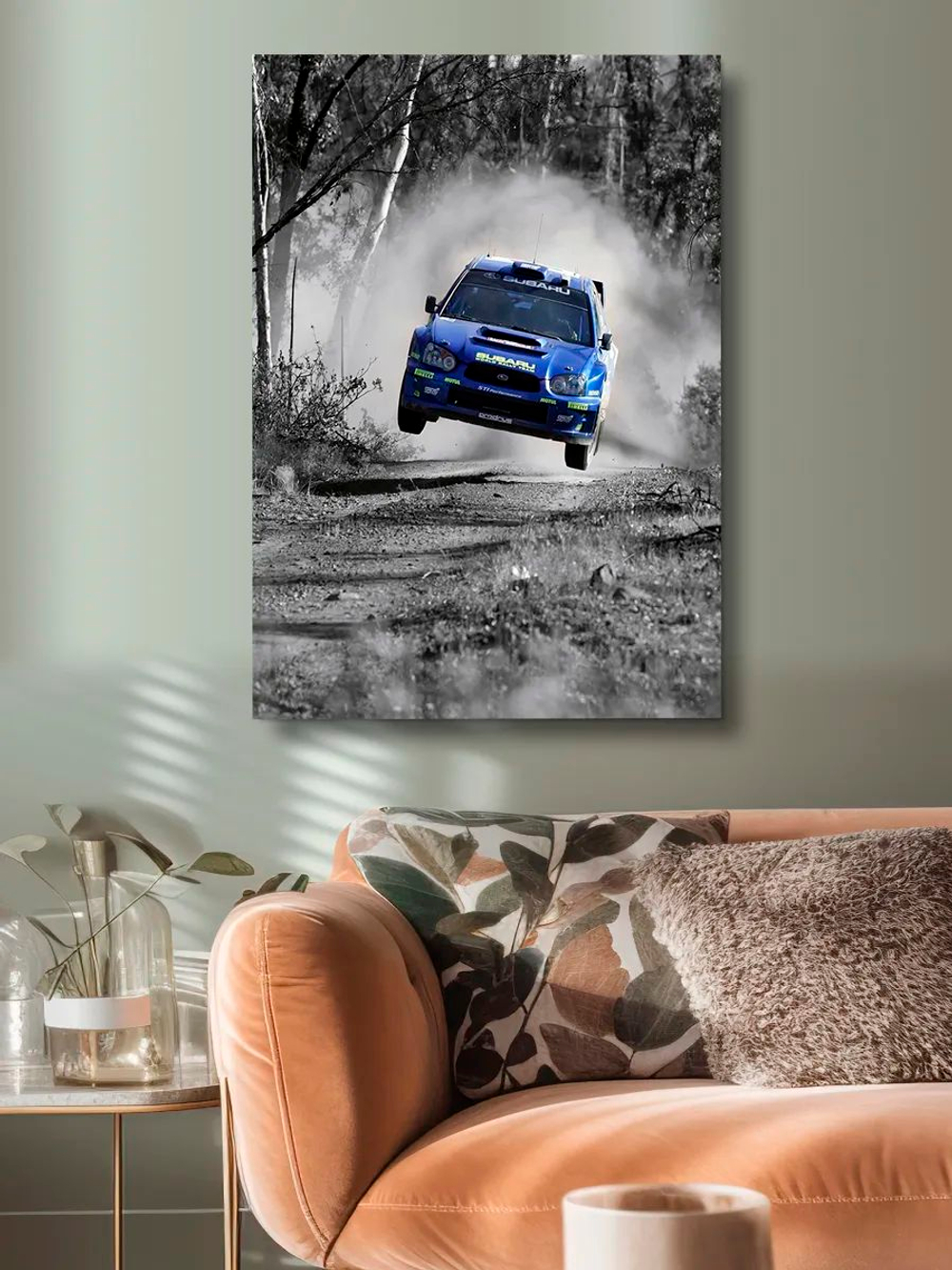 Картина "Subaru Impreza WRX", галерейная 50х70см 1шт.