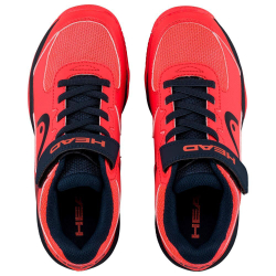 детские Кроссовки теннисные Head Sprint Velcro 3.0 - fiery coral/blueberry