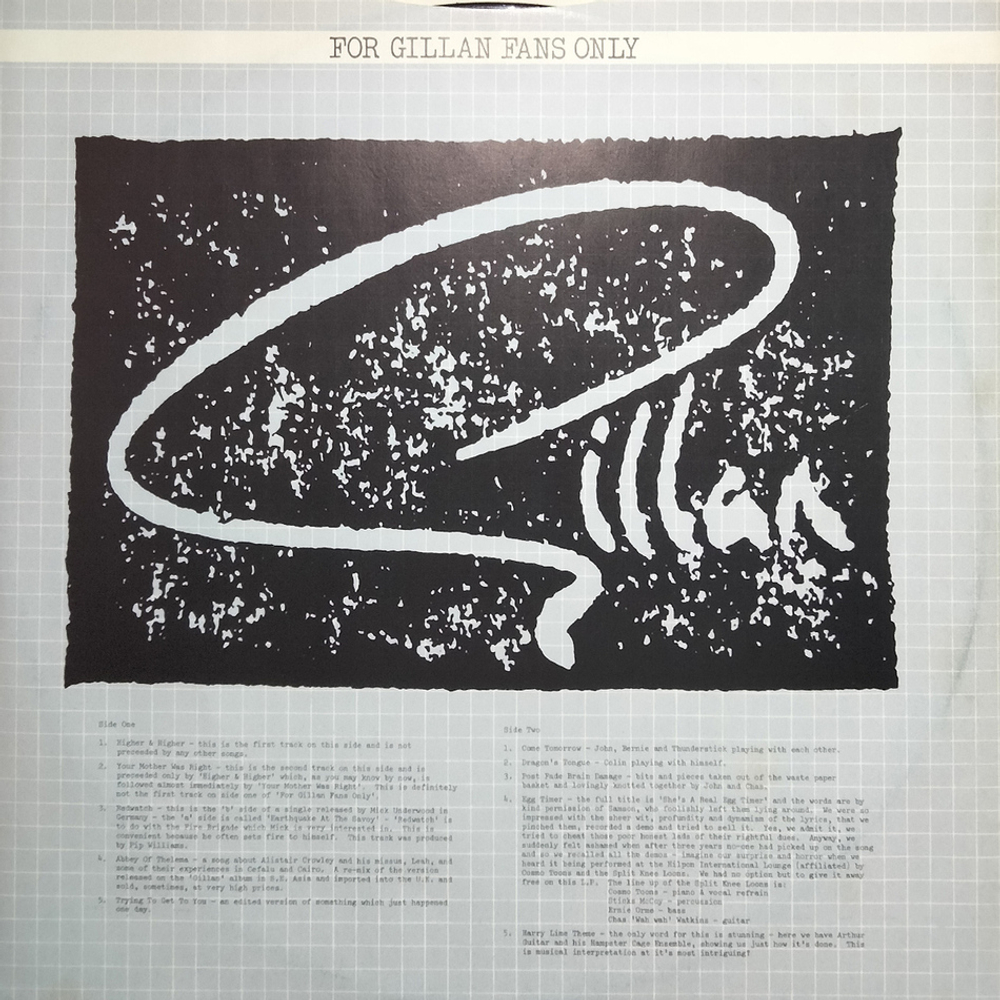Gillan / Glory Road - For Gillan Fans Only (Limited Edition)(2LP)