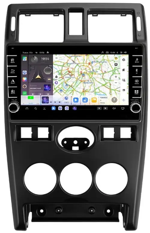 Магнитола для Lada Priora 2007-2013 - Kuberg OL-9066-2 (кнопки и крутилки) Android 13, Быстрая, CarPlay, 4G SIM-слот