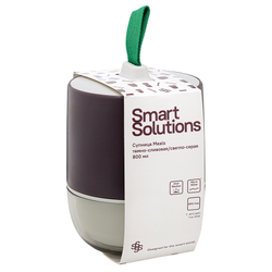 Супница 800мл Smart Solutions Meals темно-сливовая/светло-серая