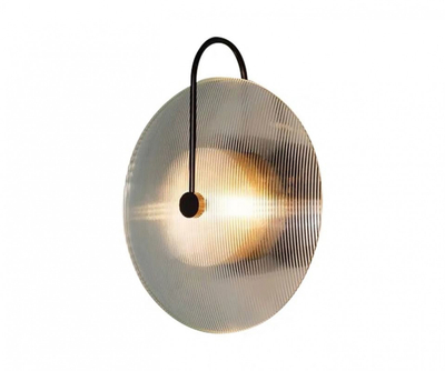 08438-2,19(16) Настенный светильник Мелисса черный/дымчатый d25 h30 Led 12W (4000K). ТМ Kink Light