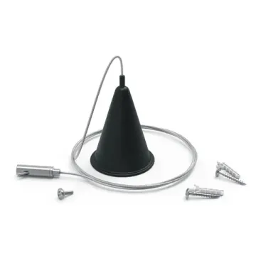 Комплект подвесов для трековых шинопроводов TR119 чёрный Gauss