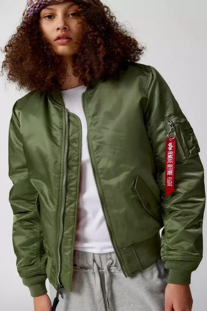 Куртка Alpha Industries MA-1 W Sage Green (Зеленый)