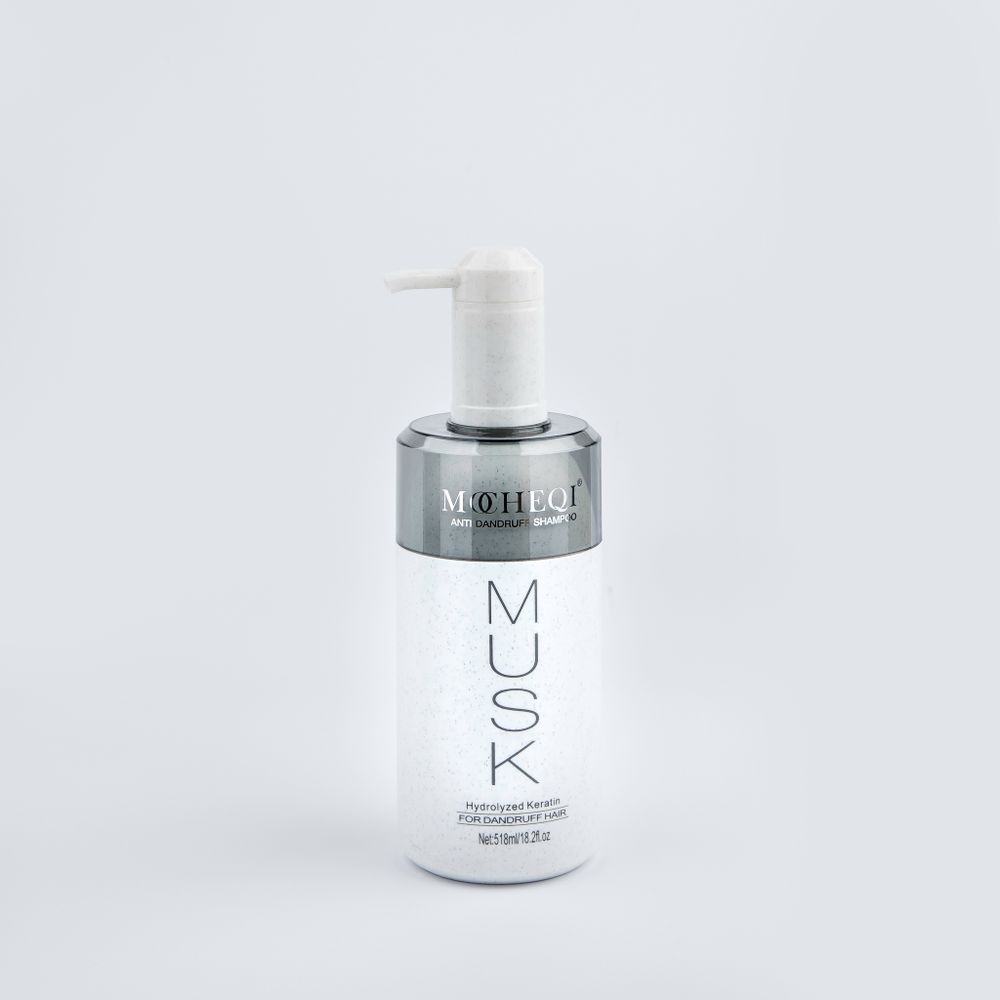 MOCHEQI Professional Musk Anti-Dandruff Shampoo — шампунь против перхоти с кератином и жожоба