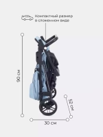 Коляска детская MOWBaby "RIDE" RA082 Blue