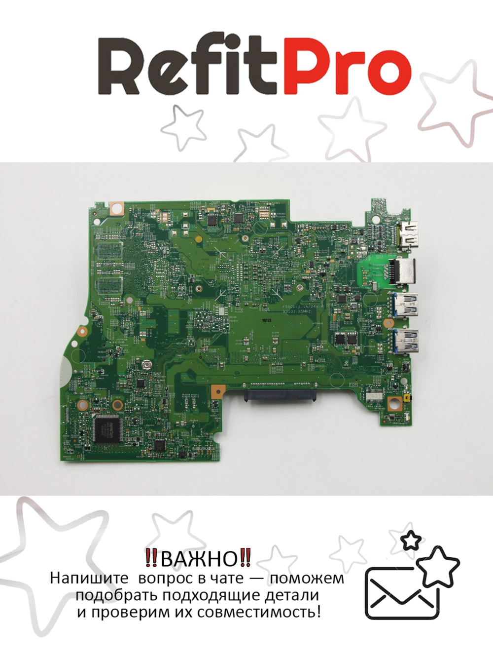 Материнская плата для ноутбука Lenovo ideapad 500-14ACL WIN AMD A6-7310 UMA (5B20J46146), оригинал