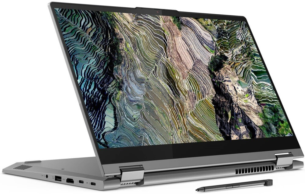 Ноутбук Lenovo ThinkBook 14s Yoga ITL (20WE0030RU) 14.0; FHD Touch GL i5-1135G7/8Gb/512Gb SSD/Iris Xe Graphics/NO OS/Mineral grey