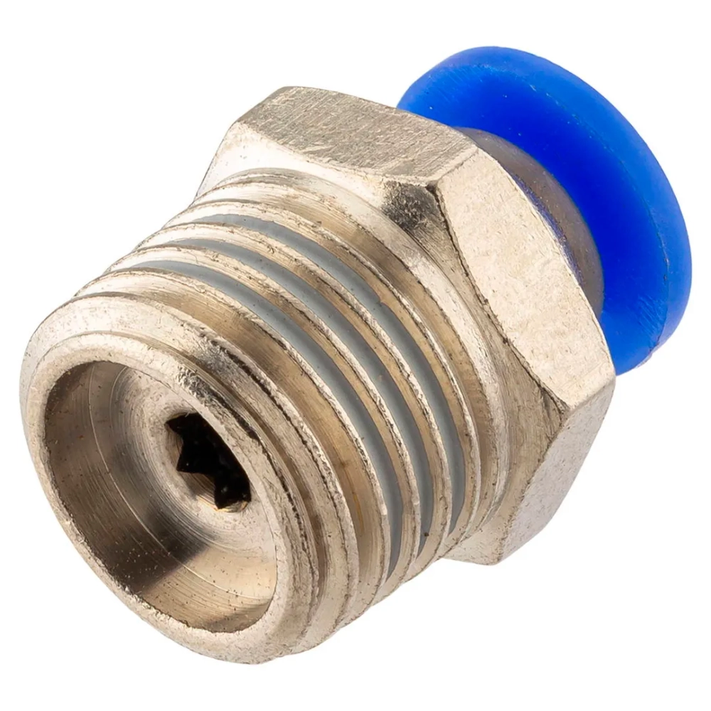 Фитинг для пластиковых трубок 4мм с наружной резьбой 1/4'' Partner SPC04-02