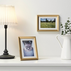 IKEA SILVERHÖJDEN  (ИКЕА СИЛВЕРХЁЙДЕН)  -  Рамка - золотистый 13х18 см
