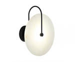 08437,19 Настенный светильник Мелисса черный/белый d25 h30 Led 12W (4000K). ТМ Kink Light